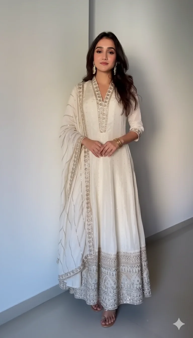 Latest Silk Salwar Suit For Festive